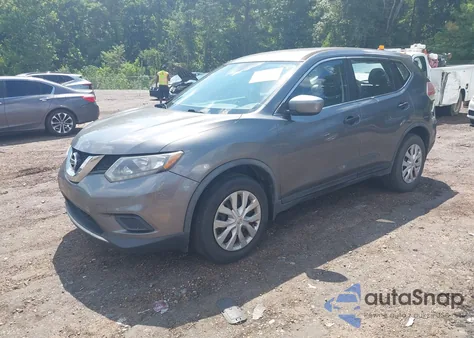 2016 Nissan Rogue S из США, поврежденный, VIN JN8AT2MT1GW003111